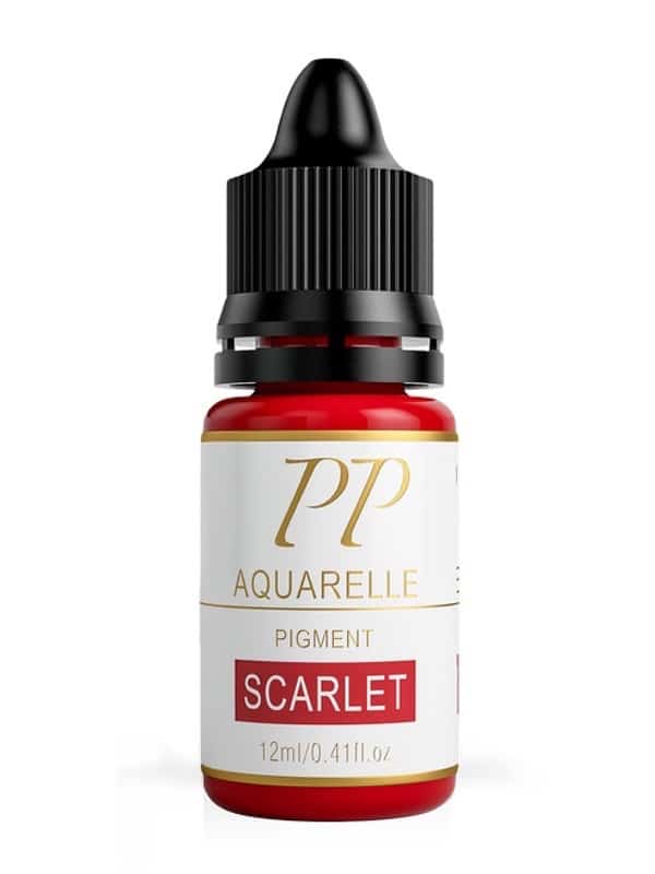 PP Aquarelle Lips Pigment Tattoo Lip Color Pigments Red Scarlet